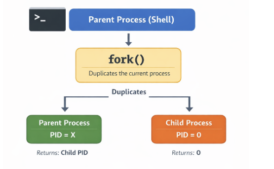 Fork and copy-on-write